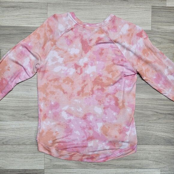Athleta Womens Pink Tie Dye Longsleeve Shirt XS - Picture 9 of 9